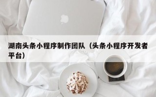 许昌湖南头条小程序制作团队（头条小程序开发者平台）